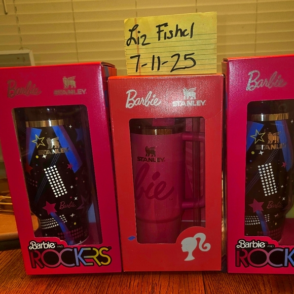 Stanley Barbie Rockers Tumblers - Pink and Black - Picture 1 of 1